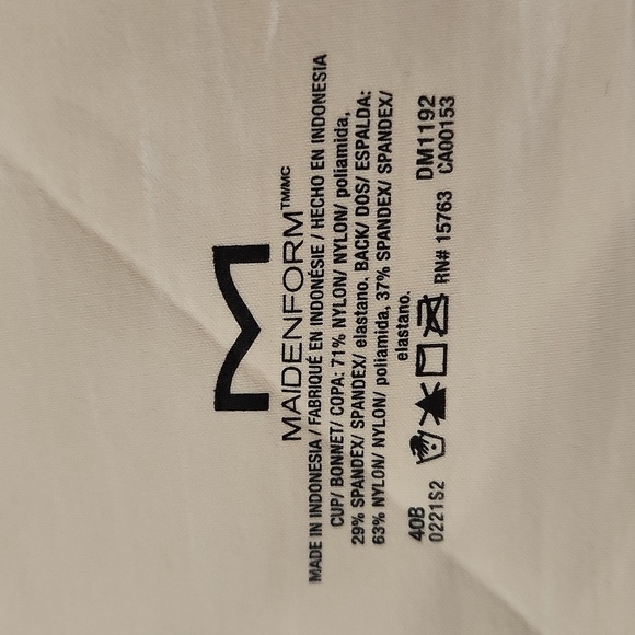 Nwot Maidenform bra size 40B nude color - Picture 10 of 10